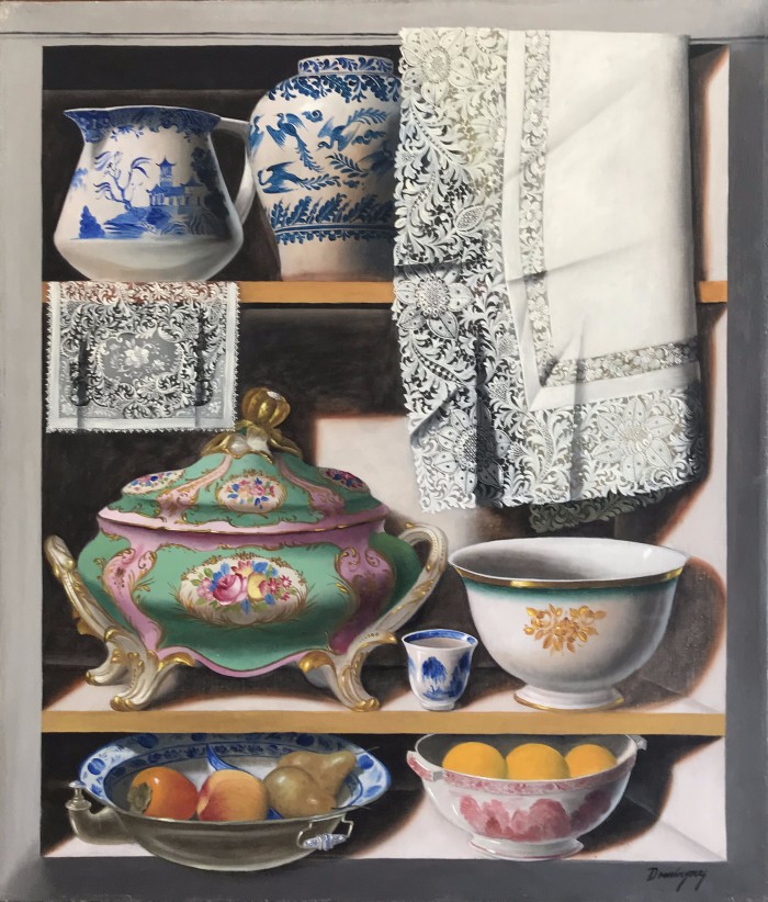 Alacena con sopero verde