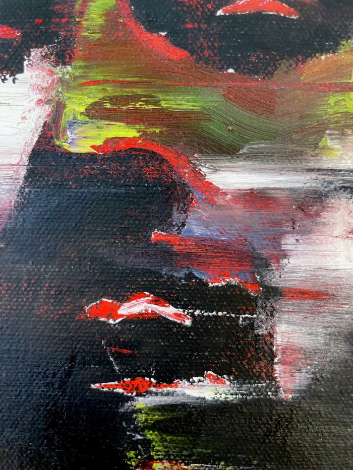 Self portrait in movement