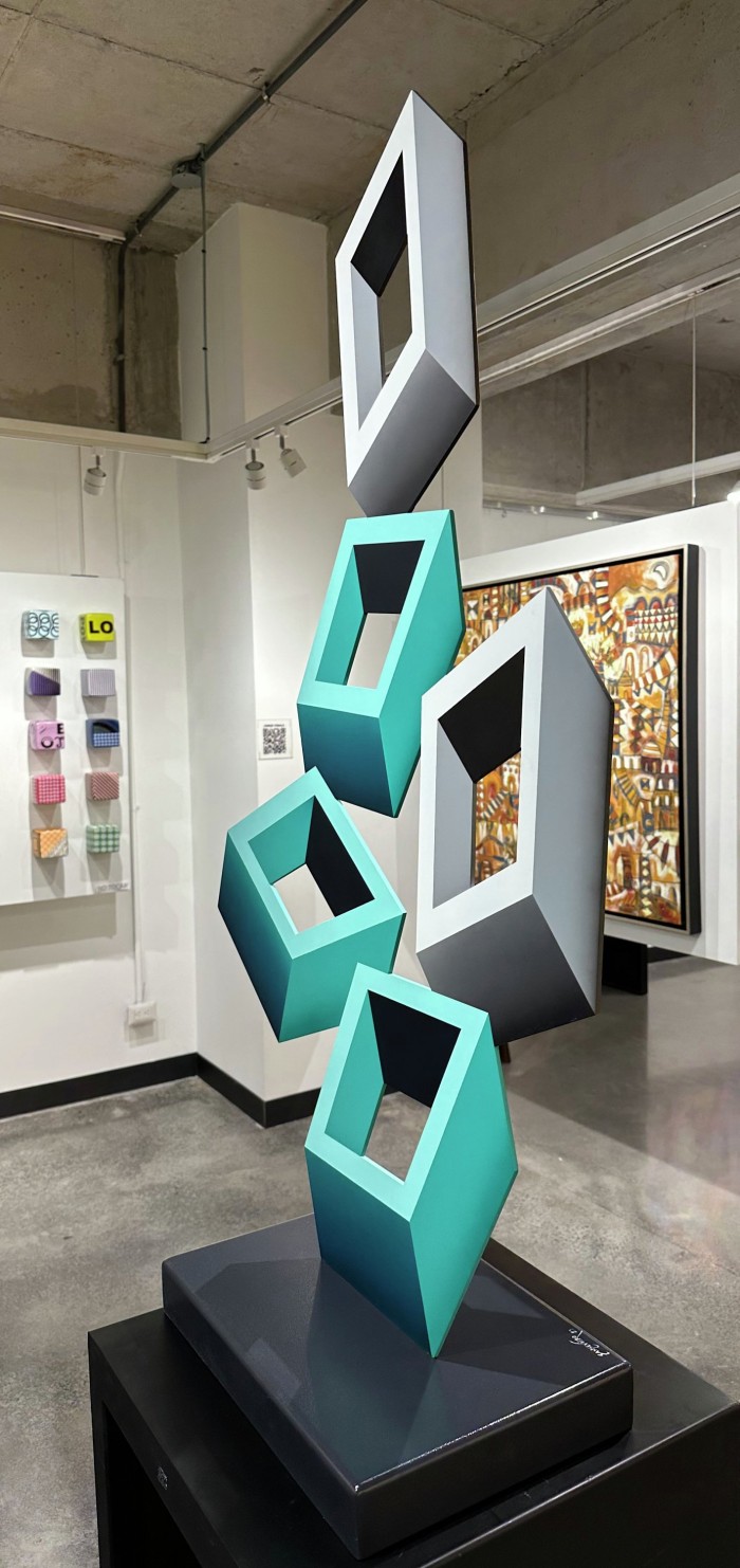 Volatile in Gray and Aquamarine