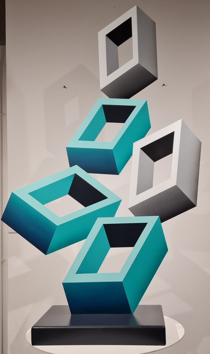 Volatile in Gray and Aquamarine