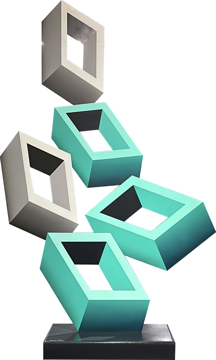 Volatile in Gray and Aquamarine