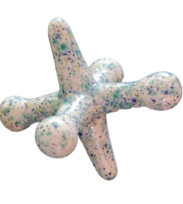 Jack White and blue dots S