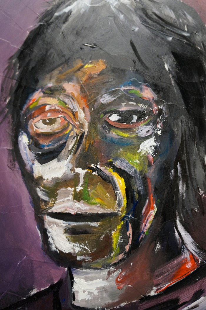 Self portrait with eye injury