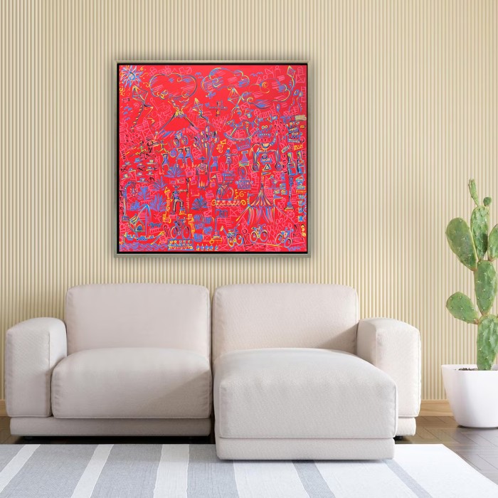 Día de Feria en el Pueblo