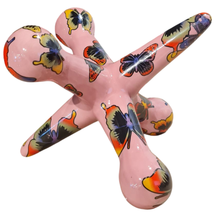 Jack pink with butterflies