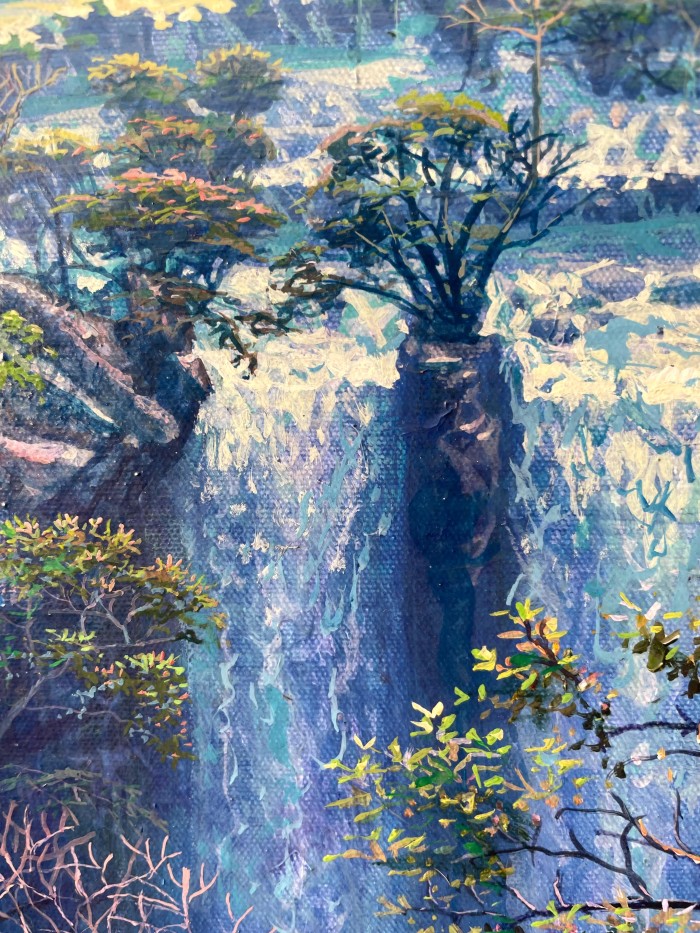 Amanecer en la Cascada