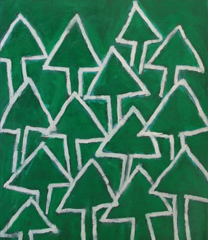 White Arrows on Green Fields